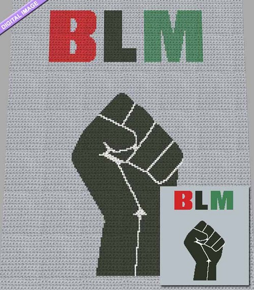 Black Lives Matter Crochet Pattern