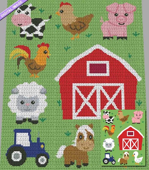 Farm Animals Crochet Pattern