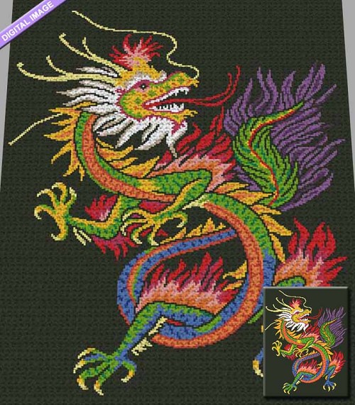 Kchin Dragon Crochet Pattern