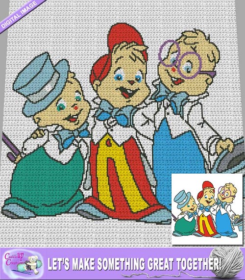 The Chipmunks Perform Crochet Pattern
