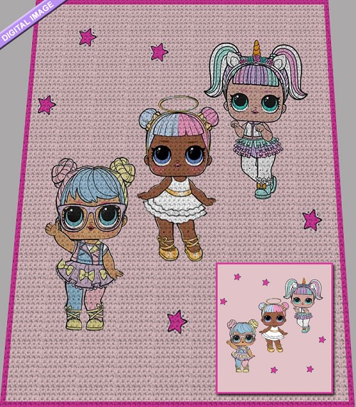 LOL Girls Crochet Pattern