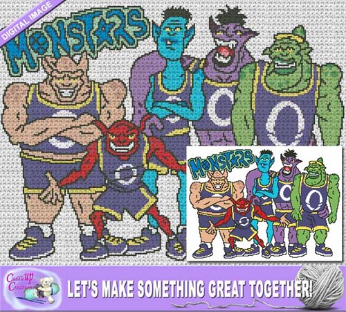Space Jam Monsters Crochet Pattern