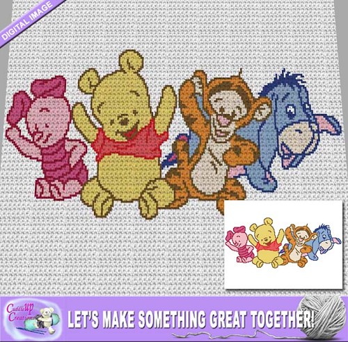 Winnie The Pooh Babies Crochet Pattern