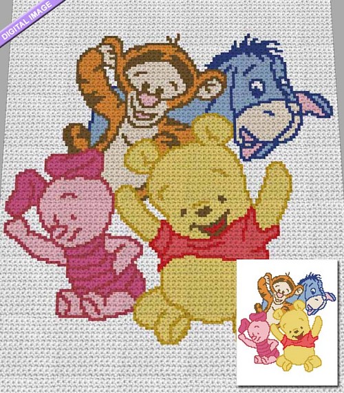 The Winnie The Pooh Babies Crochet Pattern