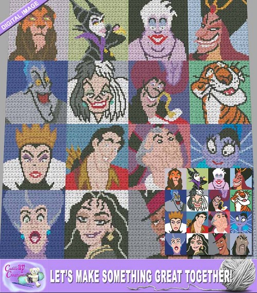 Disney Villains Crochet Pattern