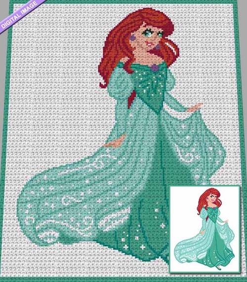 New Princess Ariel Crochet Pattern