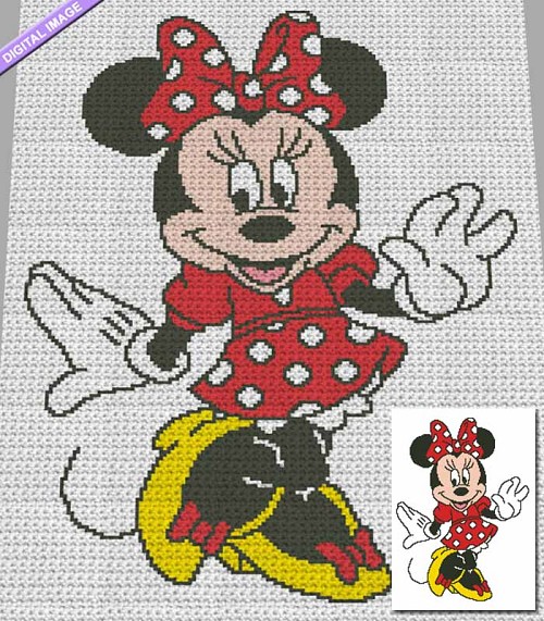 Hello Minnie Mouse Crochet Pattern