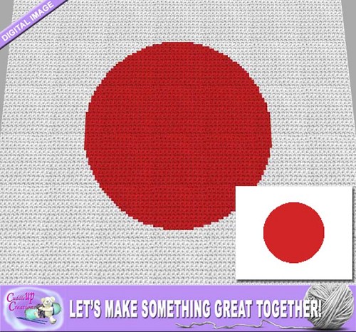 Japan Flag Crochet Pattern