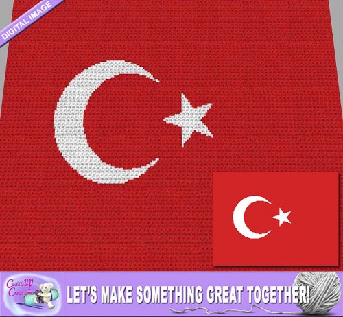 Turkey Flag Crochet Pattern
