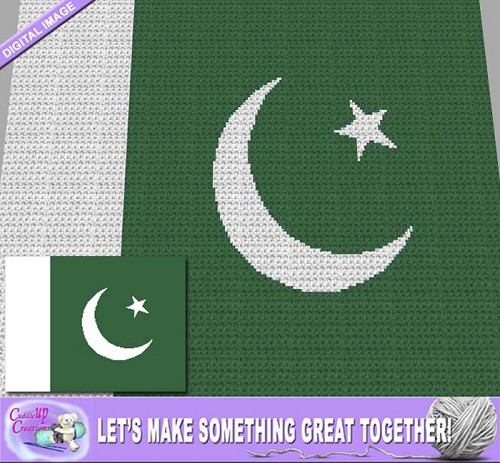 Pakistan Flag Crochet Pattern