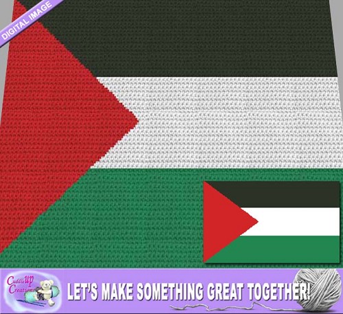 Palestine Flag Crochet Pattern