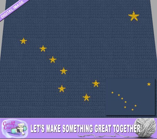 Alaska State Flag Crochet Pattern
