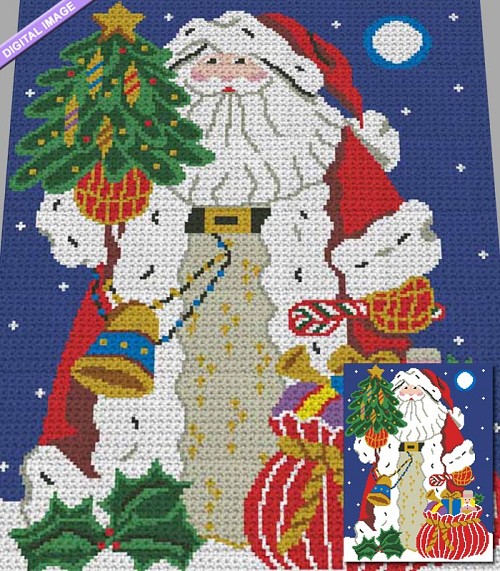 Father Christmas Crochet Pattern