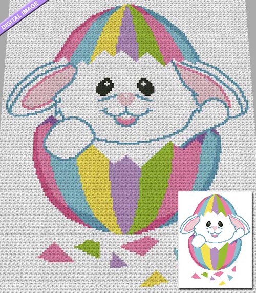 Cute Easter Bunny Crochet Pattern