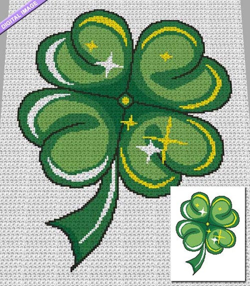 Sparkling Clover Crochet Pattern