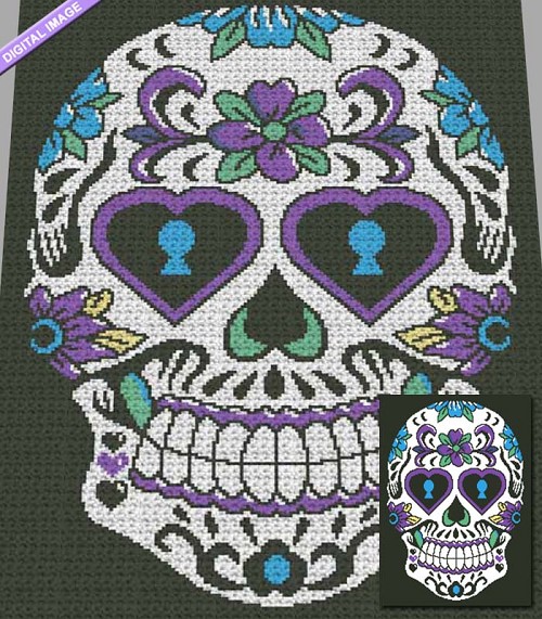 Sugar Skull Crochet Pattern
