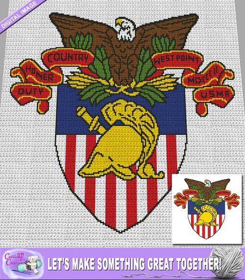 Westpoint Logo Crochet Pattern