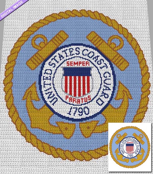 US Coast Guard Crochet Pattern