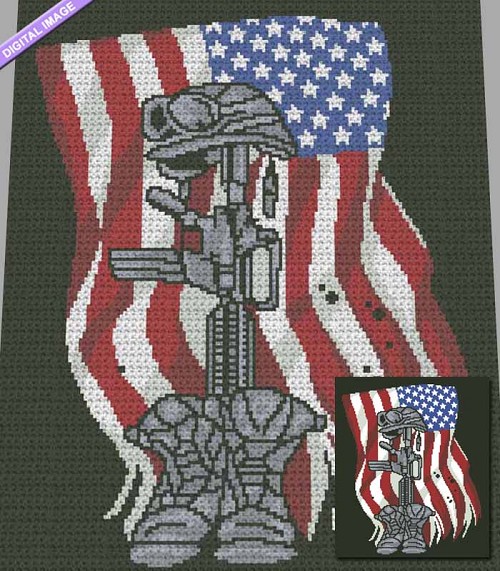 Our Fallen Soldier Crochet Pattern