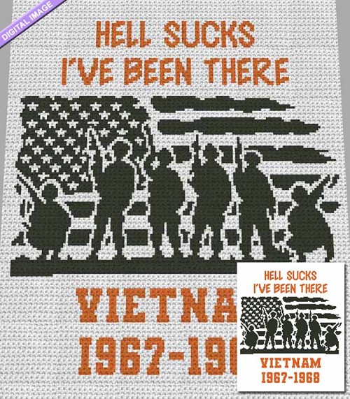 Hell Sucks Crochet Pattern