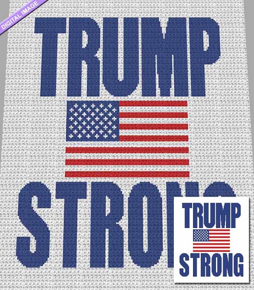 Trump Strong Crochet Pattern