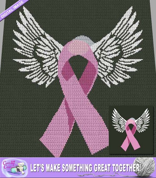 Ribbon With Wings Crochet Pattern