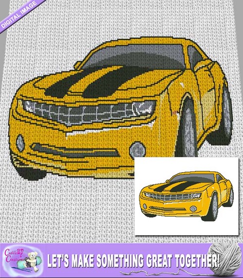 Bumble Bee Car Crochet Pattern