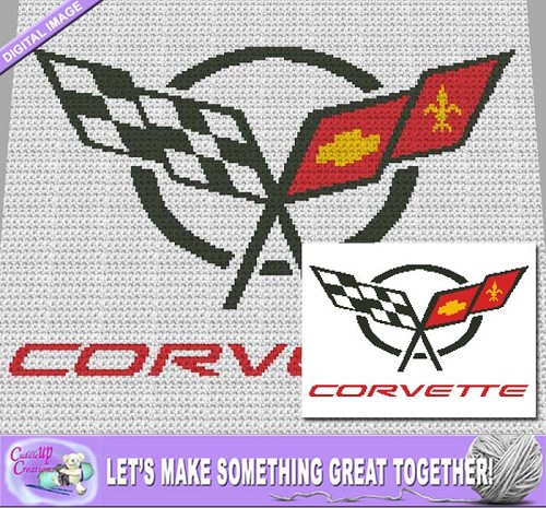 Corvette Flags Crochet Pattern