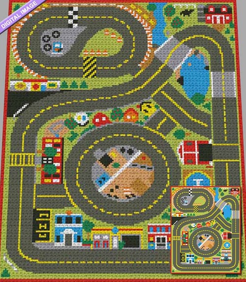 Jumbo Roadway Crochet Pattern