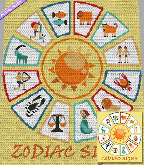 Zodiac Signs Crochet Pattern
