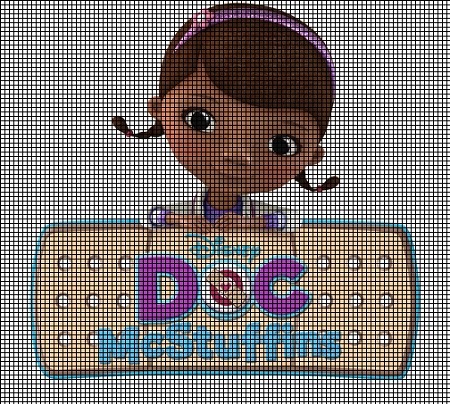 Doc McStuffins Logo Crochet Pattern