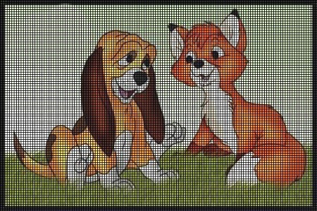 The Fox & the Hound Crochet Pattern