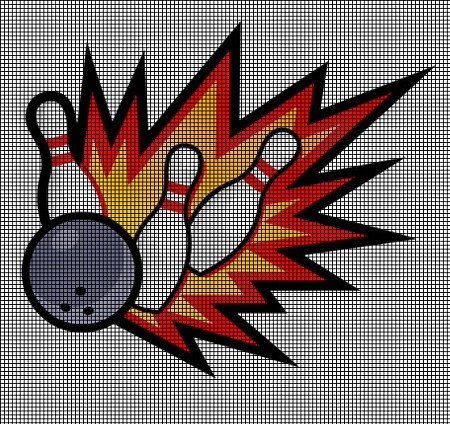Bowling Flames Crochet Pattern