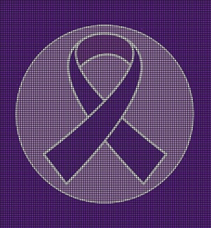 Dementia Ribbon Crochet Pattern